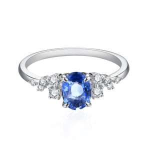 IDE BOTTEGA - Ring Blauer Saphir Diamant