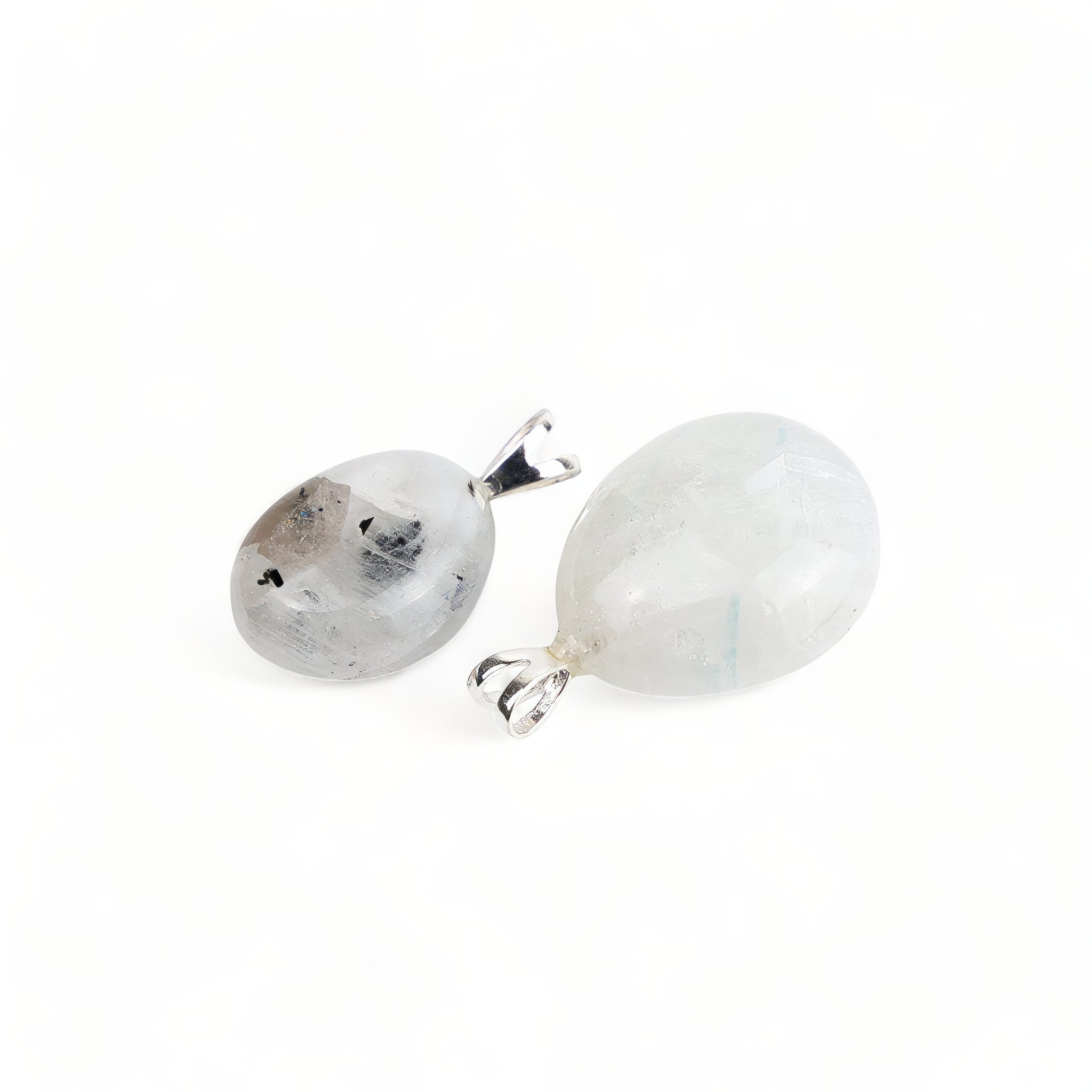 IDE BOTTEGA - Moonstone rainbow pendant (labradorite white) | AAA