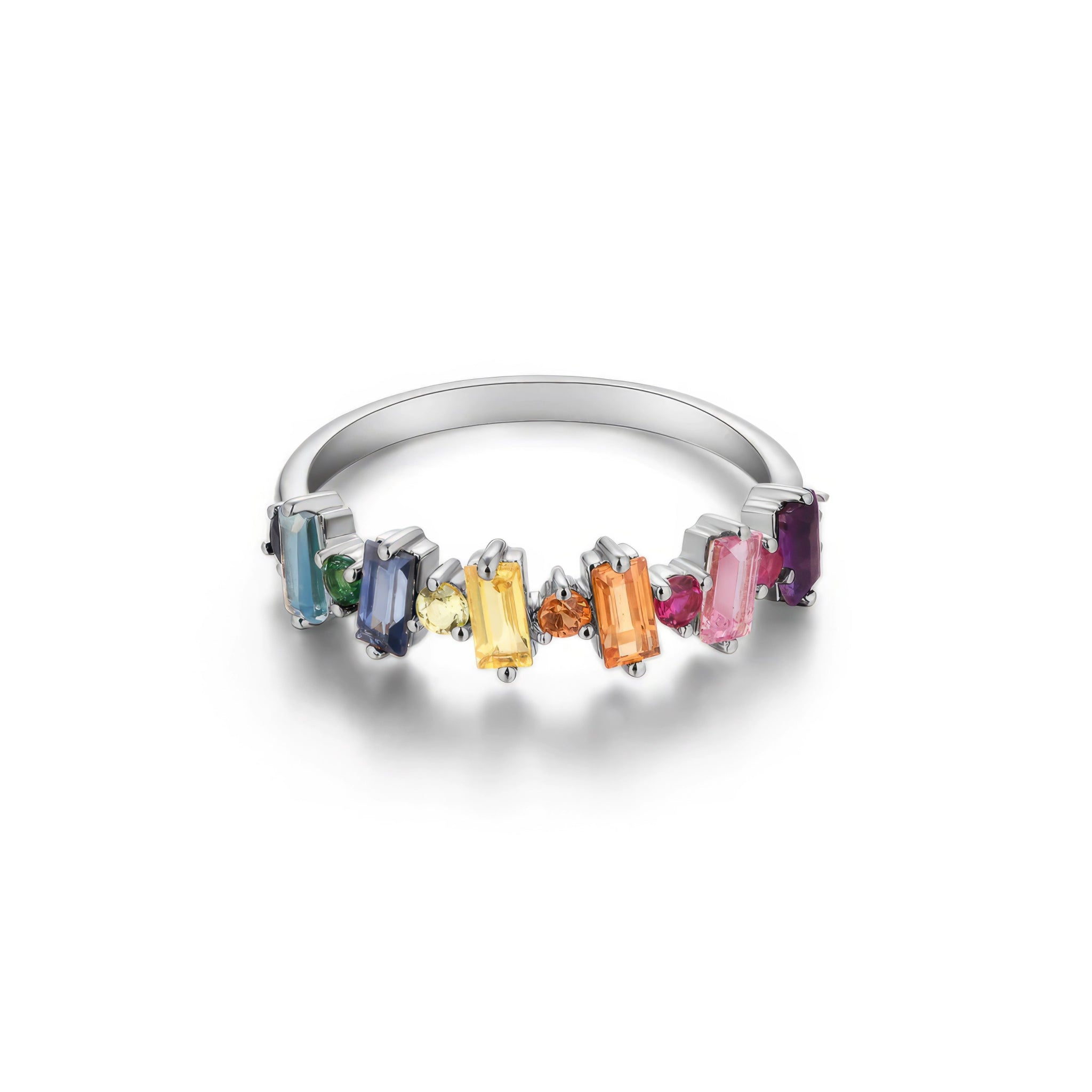 IDE BOTTEGA - Ring Multicolor Baguette Saphir | IDE BOTTEGA