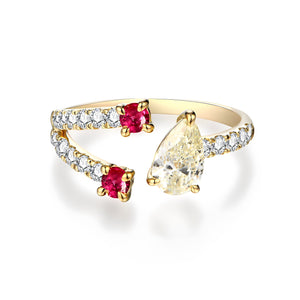 IDE BOTTEGA - Ring Ruby Love Diamant | IDE BOTTEGA